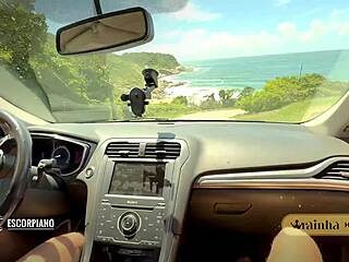 rainha hotwife enjoys beach encounter while husband films
