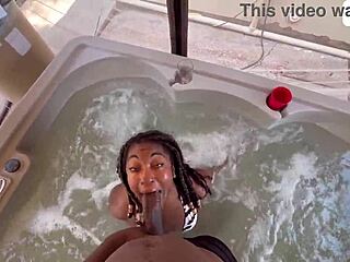 Atl anal queen gets horny in the tub with roommate str8rich bbc in her ass