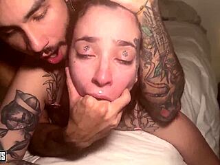 rebekah rose cries with pleasure during hardcore sex