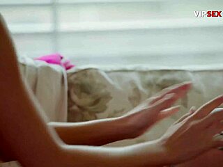 Double blowjob from curvy asian and slim blonde they share every inch
