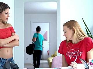swap his hot cum with me now petite euro ivi rein and rebecca volpetti