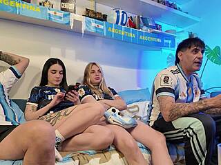 Argentina Live Show During Intense Match
