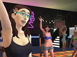 hot hooters 2 the mature busty groupie over the pretty girls sims 4