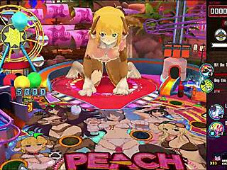 Senran kagura peach ball game scene