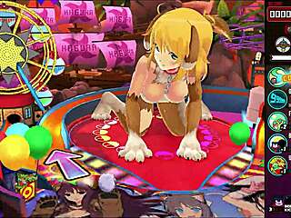 Senran kagura peach ball game scene