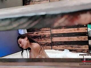 spying on my neighbor in the shower