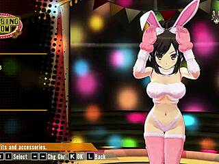 Senran kagura peach ball game scene