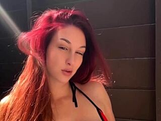 Italian milf smokes with big boobs