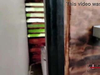 spying on my neighbor in the shower