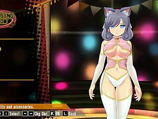 Senran kagura peach ball game scene