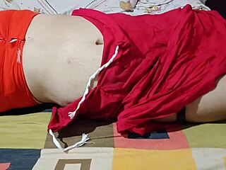 housewife enjoys relaxing body massage session
