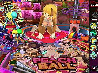 Senran kagura peach ball game scene