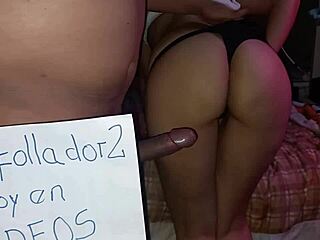 Latina Wife Bent Over For Intense Bedroom Doggy Pounding