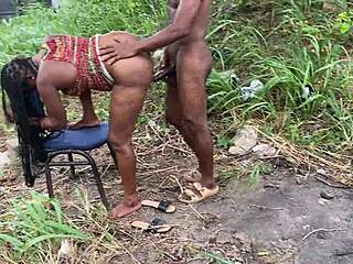 Me and my boyfriend trying new things fucking in the bush