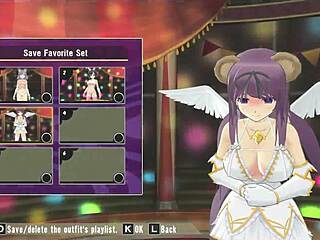 Senran kagura peach ball game scene