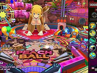 Senran kagura peach ball game scene