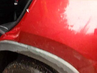 I fucked her hard in the car right in front of my wife