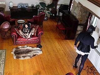Training Session For Sissy Maid In Strict Bondage