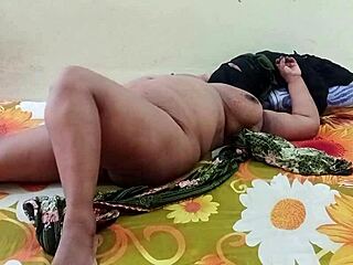 Indian maid shows big boobs