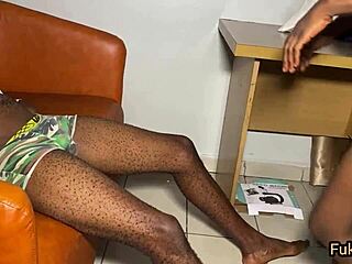 petite ebony housewife takes bbc from her doctor