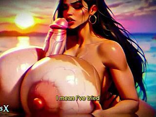 4k ai 3d animated latina baddie craves big cock in interracial fantasy