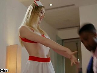 Hot nurse visits patient for fun