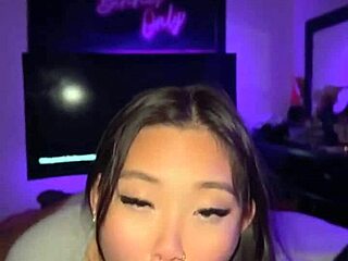 Back room crazy hot sloppy blowjob and fucking slutty asian pov missionary